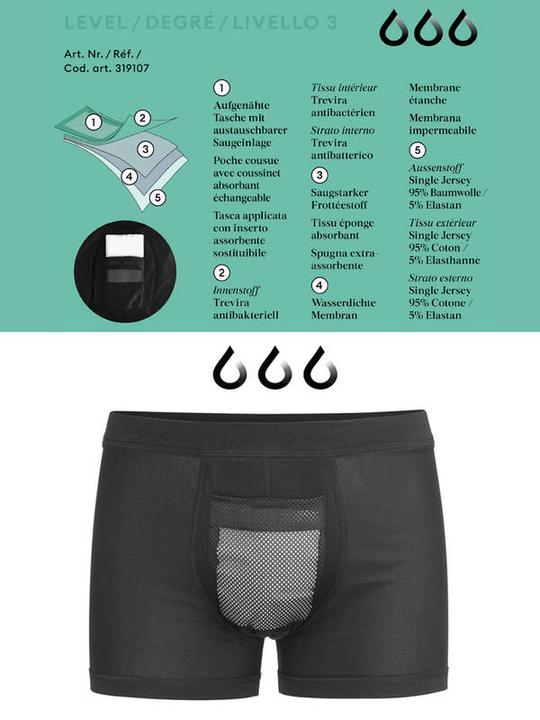 Immagine prodotto ISA Bodywear Collant per incontinenza livello 3 (1 x, S)