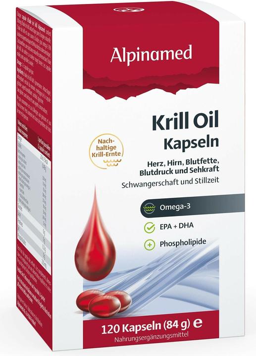 Actual product image Alpinamed Krill Oil Capsules (120 Piece, Capsules, 140 g)