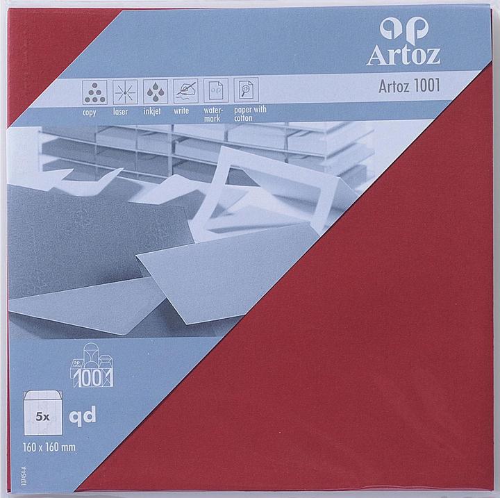 Immagine prodotto Artoz 1001 buste160 weinr (16 x 16 cm, 5 x)