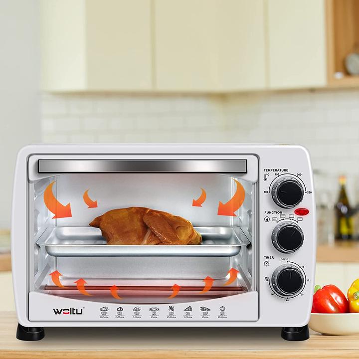 Actual product image Woltu Mini Backofen 20 Liter Weiss