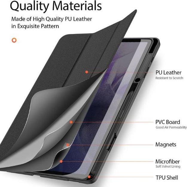 Actual product image Dux Ducis Domo Series (Galaxy Tab S8+, Galaxy Tab S7+, Galaxy Tab S7 FE)