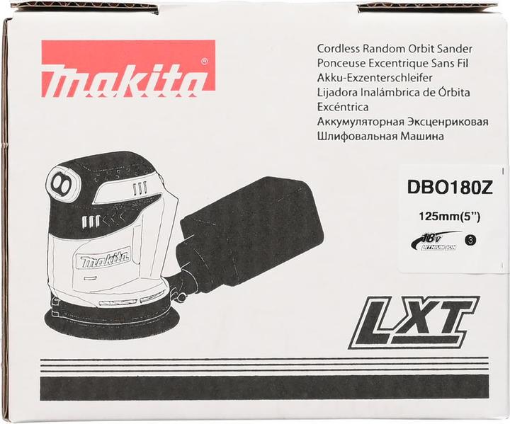 Actual product image Makita Accumulator orbital sander (Eccentric grinder)