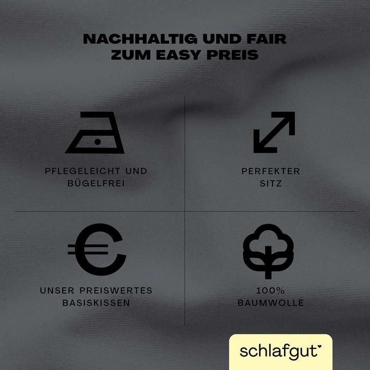 Immagine prodotto schlafgut Easy Jersey (Copripiumino, 70 x 90 cm)