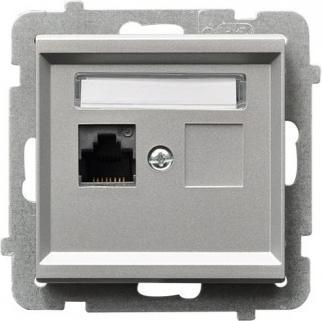 Ospel Sonata computer star Sonata RJ45 cat.5e silver (GPK-1R/K/m/38) (CAT5, 0.03 m)