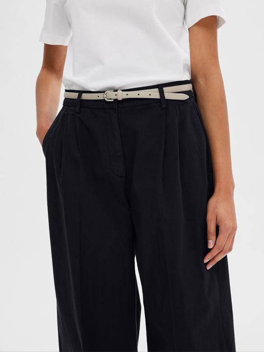 Actual product image Selected Femme Cropped trousers with wide leg (34)