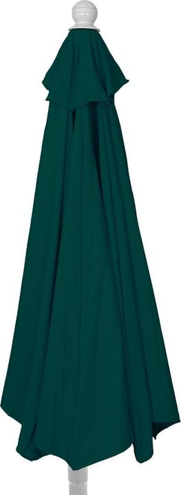 Actual product image Mendler Parasol half-round Parla, UV 50+ polyester/aluminium, 300cm green without stand (2.85 m)
