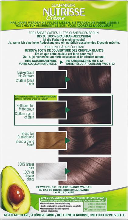 Immagine prodotto Garnier Crème Nutrisse (45631 Marrone chiaro freddo)