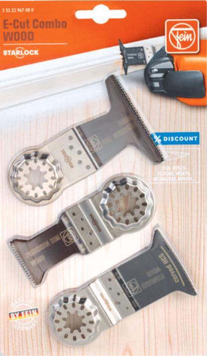 Produktbild Fein Tauchsägeblatt E-Cut Combo Starlock Wood, 3-teilig