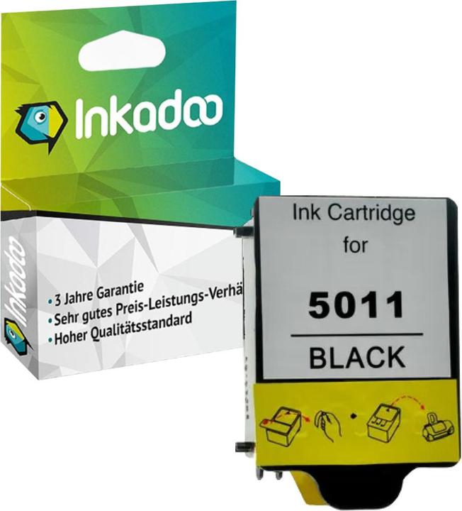 Produktbild Inkadoo Druckerpatronen kompatibel zu HP C5011DE / 14 Tintenpatrone, schwarz Schwarz (BK)