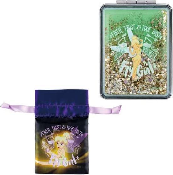 Actual product image Disney Store Club - Tinker Bell bag with drawstring in glittering mirror and satin