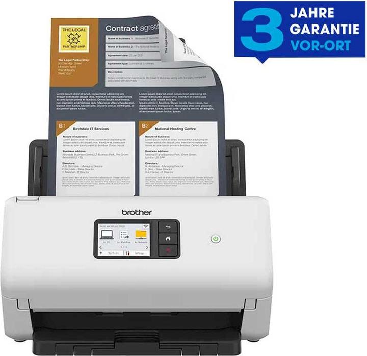 Image du produit Brother ADS-4500W (WLAN, LAN, USB)