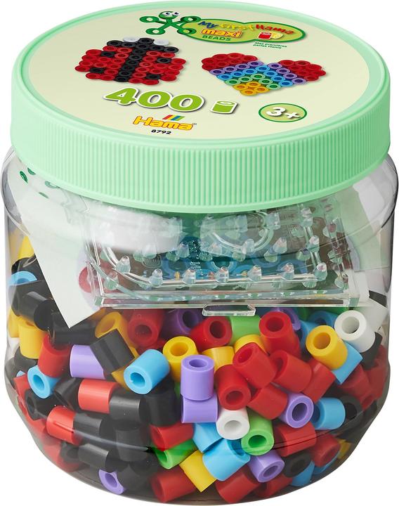 Actual product image Hama 8792 Tub 400 Maxi Beads And Pegboards