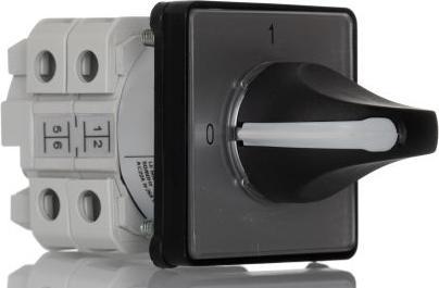 Actual product image Rs Pro Cam switch, 3-pole / 25A, 3 NO contacts, 500V ac, 3-phase, 2-step screw, 90° throw angle