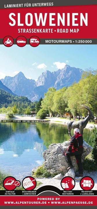 Immagine prodotto MoTourMaps Slovenia (Alpi Giulie - Caravanche) Carta auto e moto 1:250.000