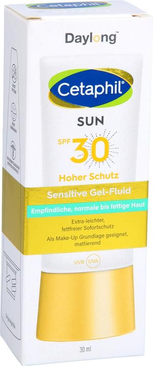 Image du produit Daylong Cetaphil sun 30 sensitive gel-fluide visage, 30 ml de gel (Gel solaire, SPF 30, 30 ml)