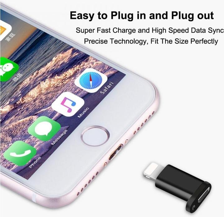 Immagine prodotto PowerGuard Adattatore micro USB Lightning (Micro USB, Lightning)