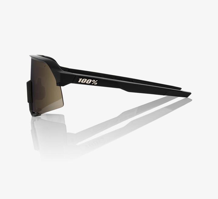 Actual product image 100% S3 Glasses Soft Tact Black (Black, Gold)