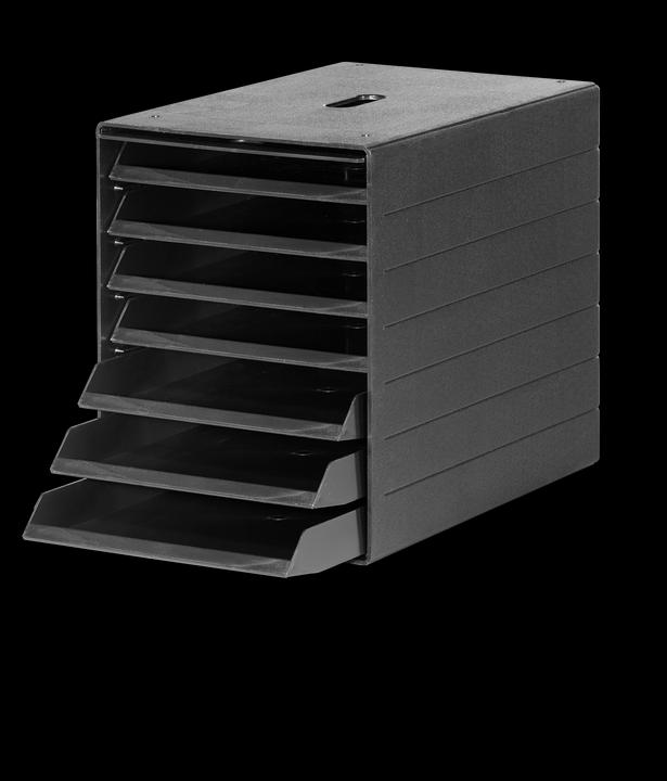 Actual product image Durable IDEALBOX PLUS 7 drawer box, HxWxD 322 x 250 x 365 mm, charcoal. (C4, A4)