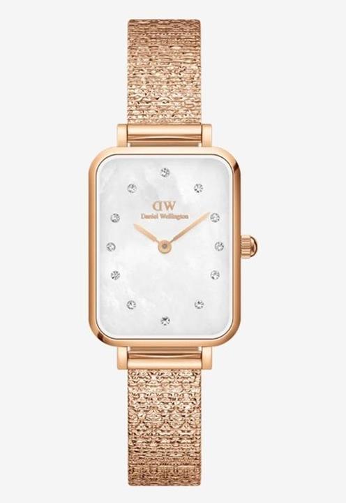 Produktbild Daniel Wellington Quadro Lumine Pressed Piano Rose Gold White (Analoguhr, 20 mm)