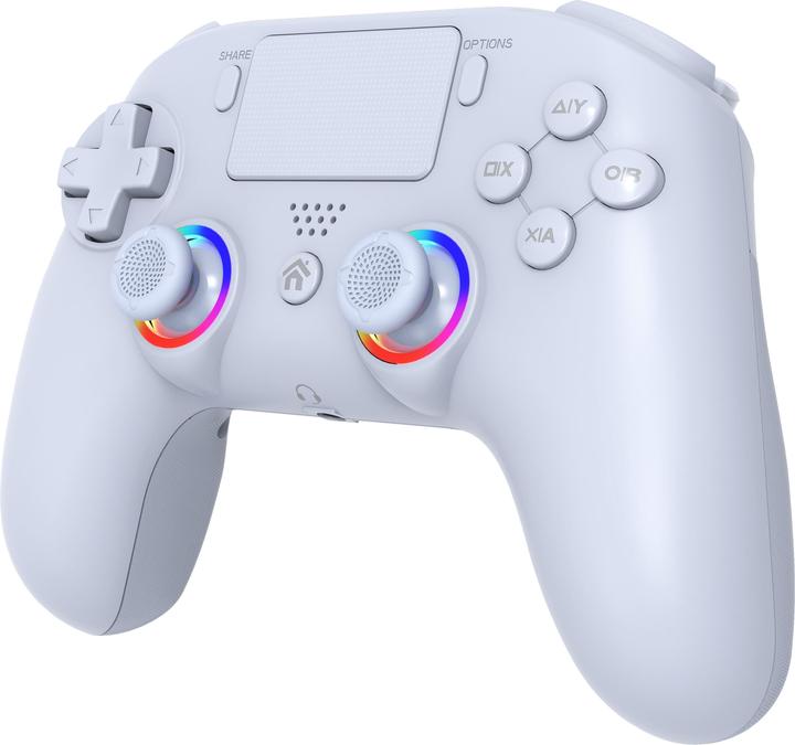 Image du produit Subsonic Contrôleur Led sans fil blanc pour PS4/PC (PC, PS4)