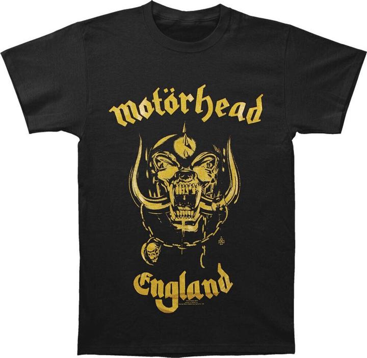 Produktbild Motorhead England Classic Gold TShirt (L)