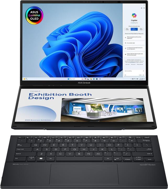 Actual product image ASUS Zenbook Duo (14", Intel Core Ultra 9 285H, 32 GB, 2000 GB, DE)