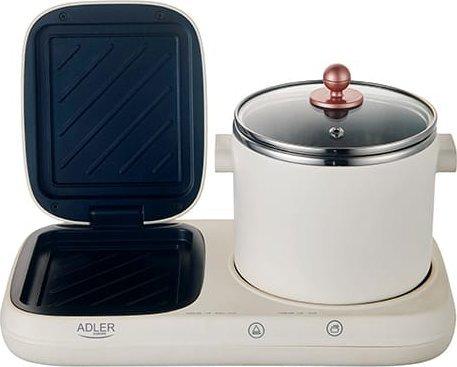 Produktbild Adler 2-in-1 Breakfast Station | AD 6421 | 1320 W | 1 L | Number of programs 1