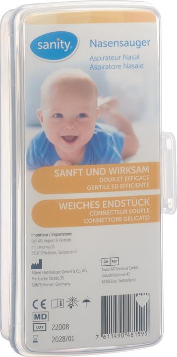 Produktbild Sanity Nasensekretsauger für Säuglinge