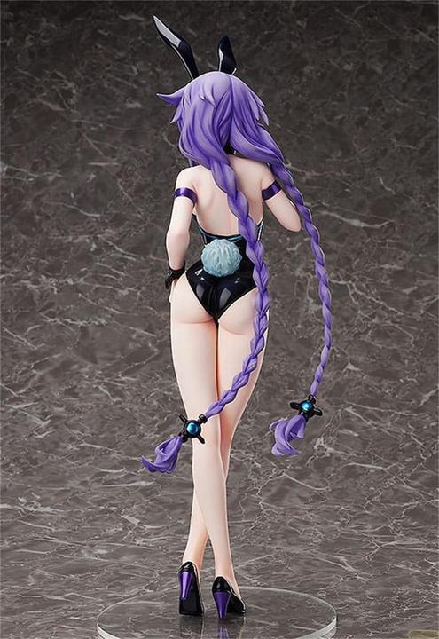 Actual product image FREEing Hyperdimension Neptunia PVC Statue 1/4 Purple Heart: Bare Leg Bunny Ver. 47 cm