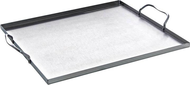 Actual product image All'Grill Stainless steel grill tray with 2 handles, 31 x 27 x 1 cm