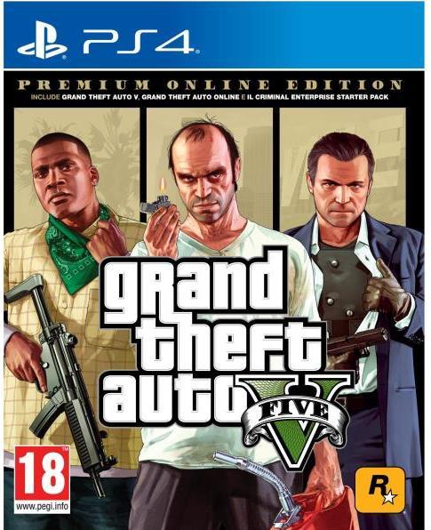 Image du produit Rockstar Grand Theft Auto V GTA V Premium (PS4)