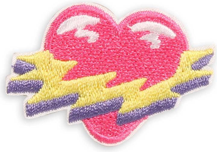 Actual product image PhoneLook Sticker Sticker for mobile/tablet/computer 3D embroidered Flashing heart