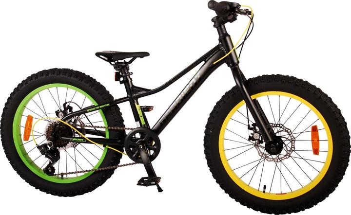 Actual product image Volare Gradient Kinderfiets Jongens 20 inch Zwart Geel Groen 6 speed Prime Collection (20")