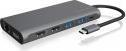 Actual product image Icy Box IB-DK4050-CPD (USB-C, 12 Ports)