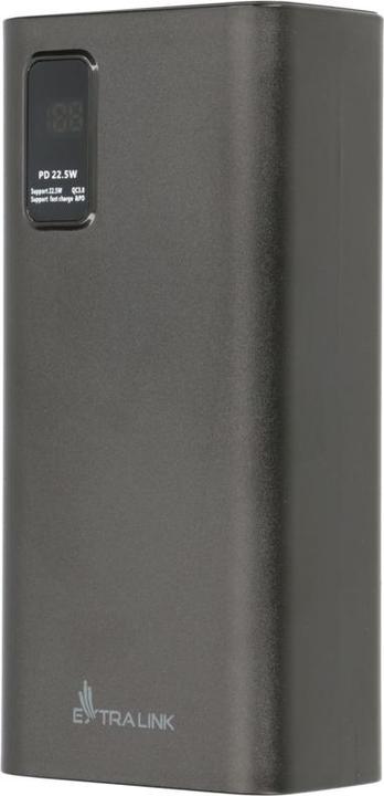Actual product image Extralink EX.19515 power bank Lithium Polymer (LiPo) Black (30000 mAh, 22.50 W, 111 Wh)
