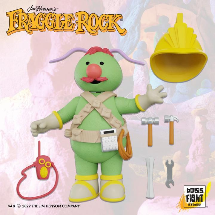 Actual product image Boss Fight Studio Fraggle Rock Flange Doozer action figure