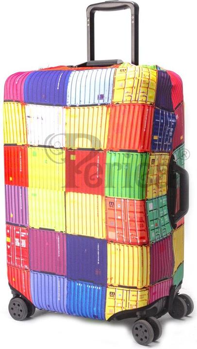 Produktbild isda Kofferüberzug Colourful Squares Mittel (55-) (Schutzhülle)