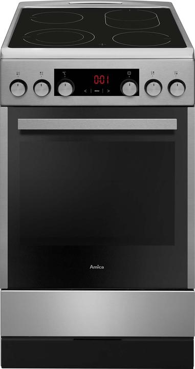 Image du produit Amica Cuisinière avec plan de cuisson en vitrocéramique SHC 904 100 E Volume utile 65 l L x H x P