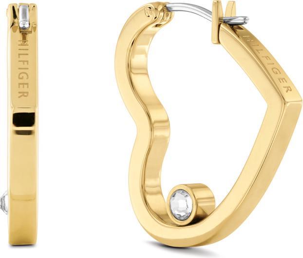 Tommy Hilfiger Minimal Hearts Ohrringe (Edelstahl)