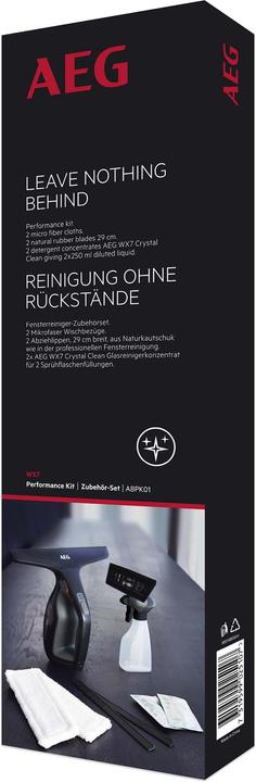 Produktbild Electrolux ABPK01 Zubehör-Set für WX7 Fensterreiniger (2 Mikrofaser Wischbezüge, 2 Abziehlippen
