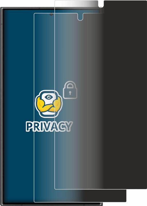 Image du produit BROTECT Film anti-regards Anti-Spy Privacy Film de protection contre la lumière bleue (2 pièce(s), Samsung Galaxy S24 Ultra)