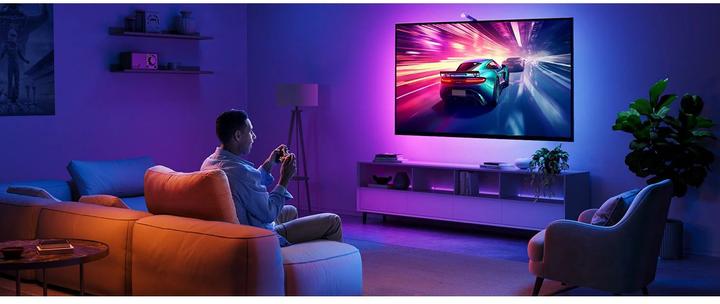 Produktbild Govee TV Backlight (Warmweiss, RGBIC, 360 cm, Indoor)