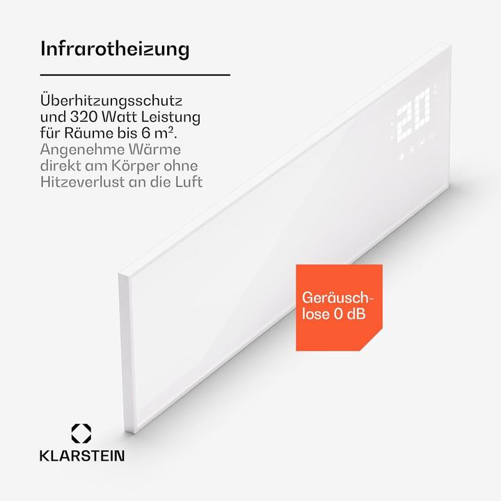 Produktbild Klarstein Infrarotheizung mit Thermostat (320 W)