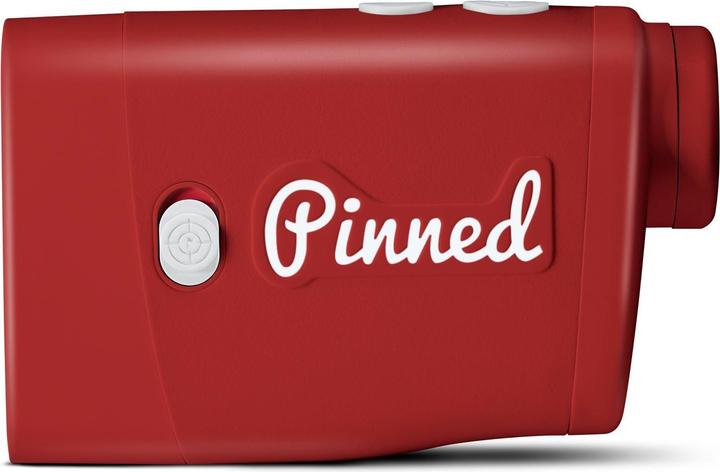 Pinned Golf-Entfernungsmesser Rot