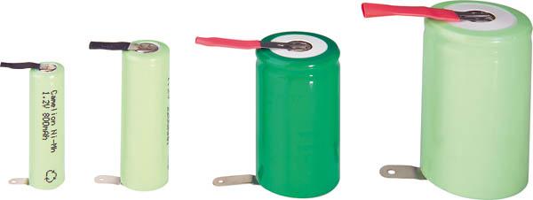 Actual product image Camelion NiMH rechargeable battery Mignon (AA) with 2200mAh and U-soldering tag in plastic casing (1 pcs., AA, 2200 mAh, Rechargeable battery)