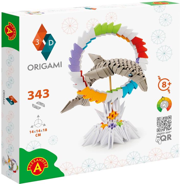 Actual product image Selecta Spielzeug ORIGAMI 3D - Dolphin, 343pcs.