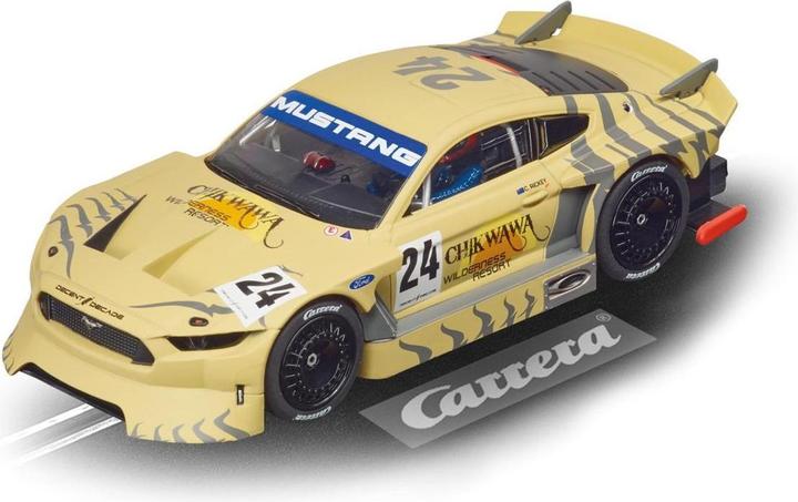Produktbild Carrera Evolution Ford Mustang GTY No.24 Rennauto Slotcar im Massstab 1:32 Front- und Rücklicht Spie
