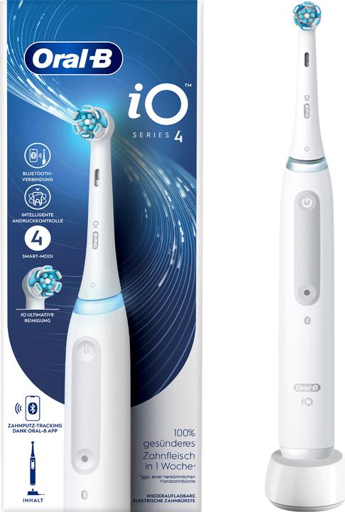 Actual product image Oral-B iO Series 4 Quite White (Oscillating toothbrush)