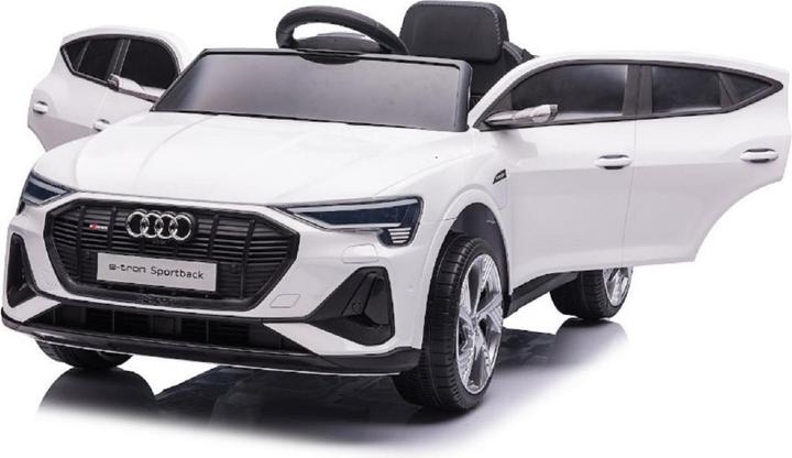 Produktbild Es-toys Kinderfahrzeug Elektro Auto Audi E-Tron Lizenziert 12V7AH Akku Und 4 Motoren- 2,4Ghz + MP3 + Leder + (12 V)