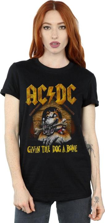 Produktbild AC/DC Give The Dog A Bone Baumwolle Boyfriend TShirt (L)